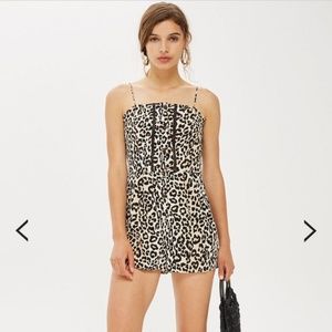 Topshop Leopard Romper